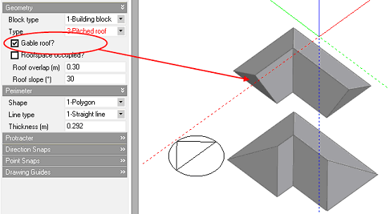 Pitched Gable Roof pitched roof